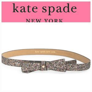 Kate Spade Glitter Bow Belt